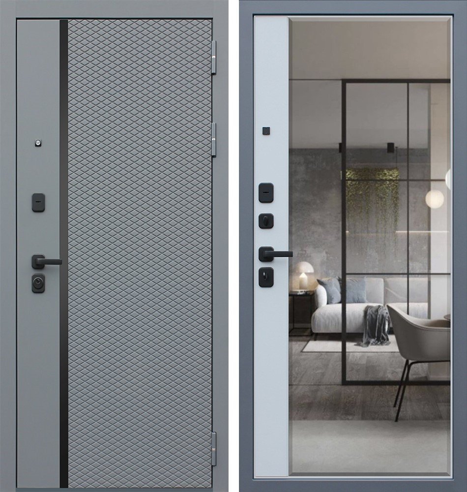 Дверь Манчестер с зеркалом DIS006703