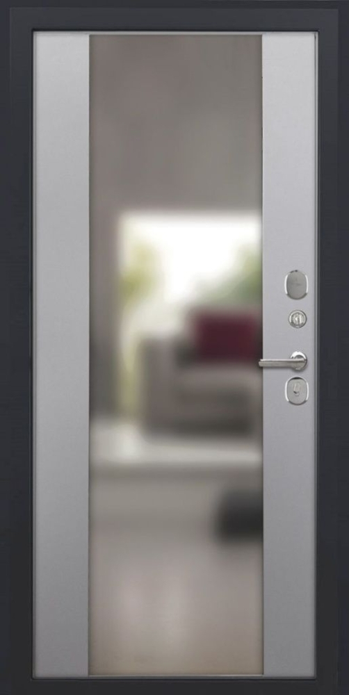 Товар Дверь ДвериПРО Д-68 Алиса (16мм, ПВХ софт грей, зеркало) DPRO195344