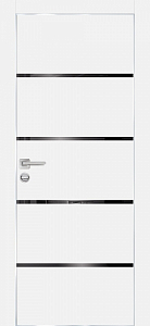 Товар Межкомнатная дверь PX-17  AL кромка с 4-х ст. Белый матовый