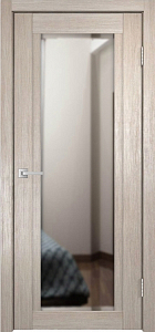 Товар Межкомнатная дверь Легенда К-11 тон Кремовая лиственница Зеркало