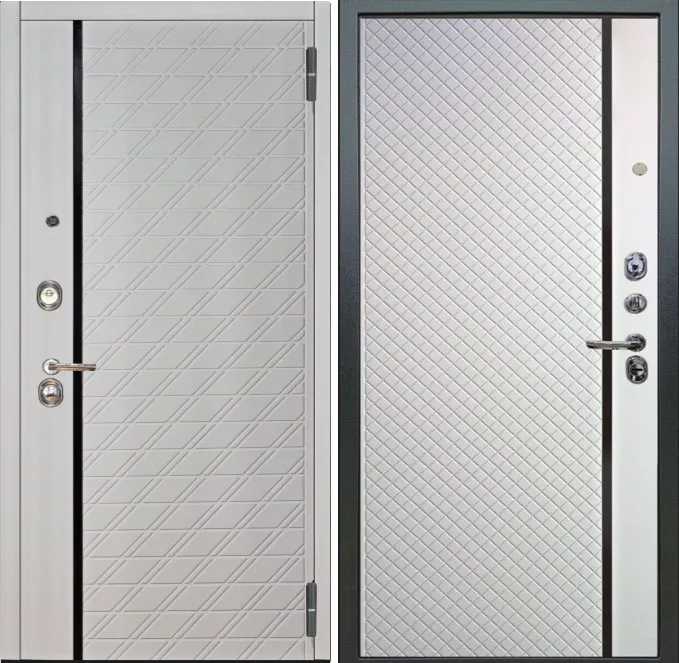 Дверь Аргус ЛЮКС 3К Тори-Белый-софт  Антик серебро DIS006862