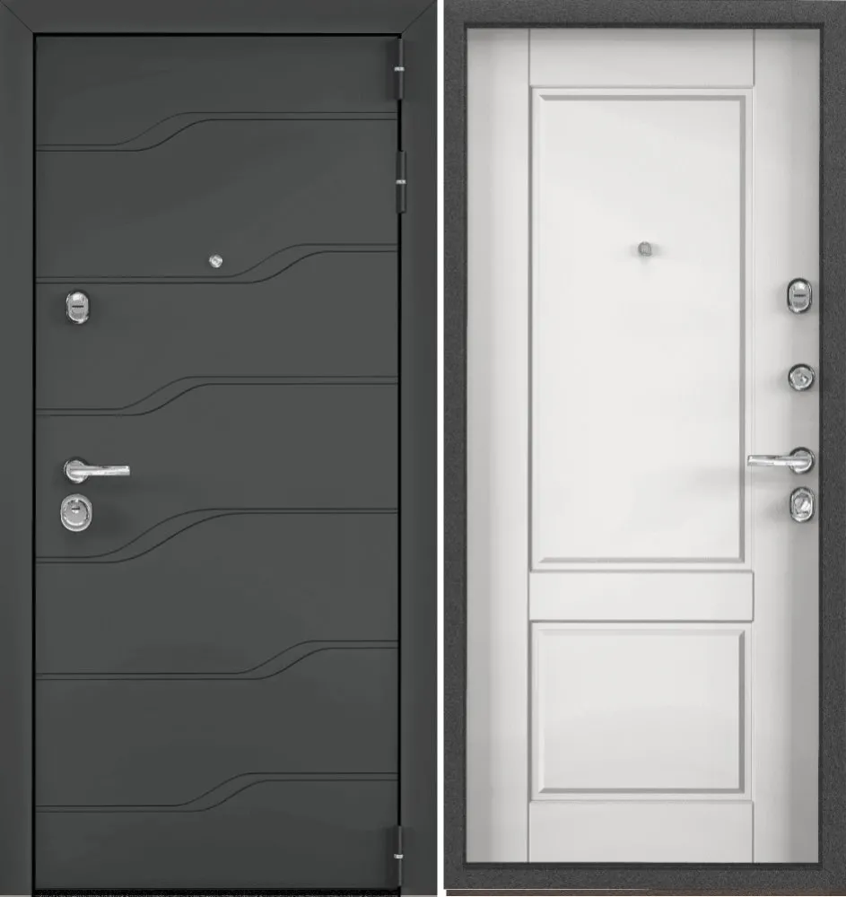 Дверь Цербер 3К Линкор Черный Сменная панель DIS006432