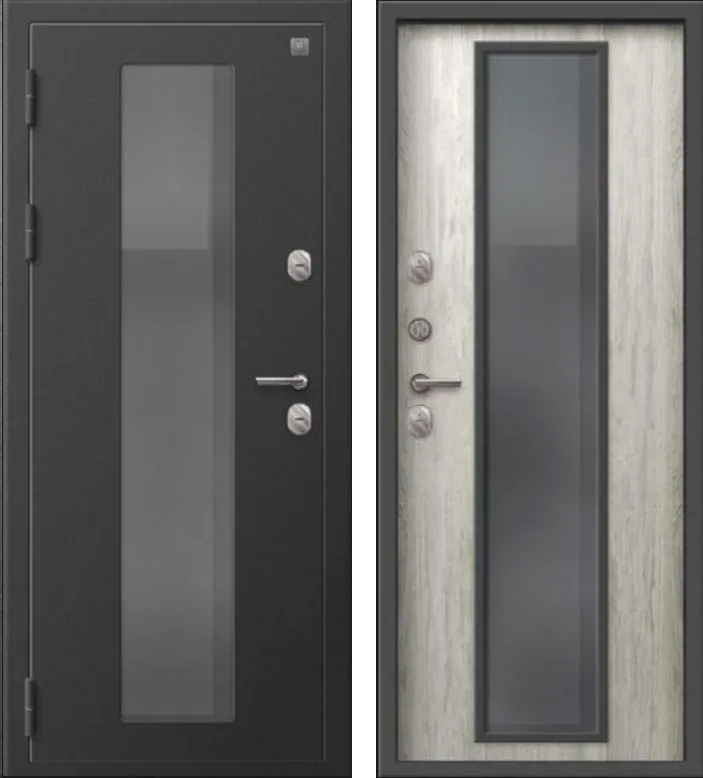 Дверь Термо-1000 Пепельный муар - Полярный дуб DIS007369